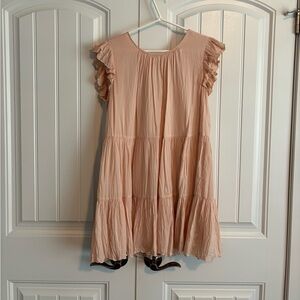 Pink Wilfred Babydoll mini dress